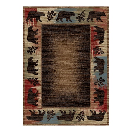Sleep Ez 2 ft. 3 in. x 7 ft. 7 in. Hearthside Fossil Creek Area Rug, Multi Color SL1825579